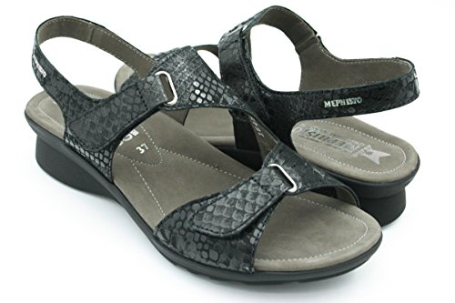 Mephisto París Mujer Sandalias Classic Queen 14700 Black tamaño : 37 EU