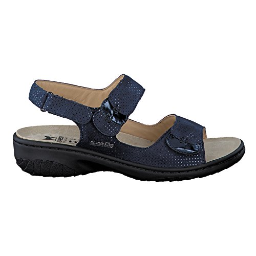 Mephisto Scarpe Sandalo Donna GETHA Silencio-Magic 10345-30055 Navy Primavera Estate 2018
