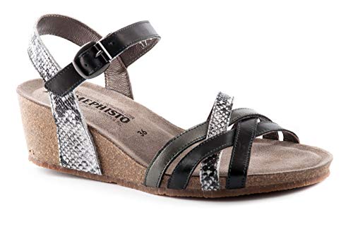 Mephisto Scarpe Sandalo Donna Mado Silk-Boa-PE 7800-3359-10152 Black Primavera Estate 2018