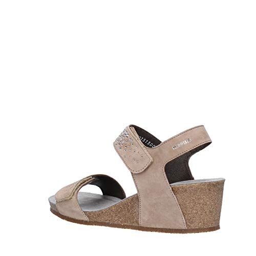 Mephisto Scarpe Sandalo Donna Maria Spark Velcalf 12218N LT Taupe Primavera Estate 2018
