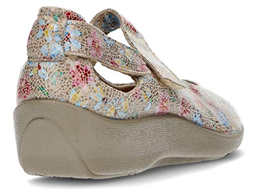 Merceditas Licra para Plantillas arcopedico m-4053 Flores 40 EU