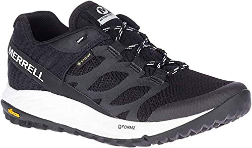 Merrell ANTORA GTX, Zapatillas para Caminar Mujer, Negro (Blanco Negro, 36 EU