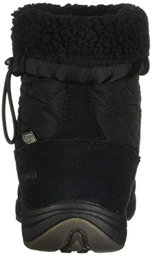 Merrell Approach Nova Bluff PLR Waterproof, Botines para Mujer, Negro (Black), 39 EU