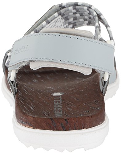 Merrell Around Town Sunvue - Sandalias tejidas para mujer, gris (High Rise), 40 EU