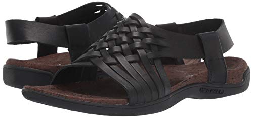 Merrell District Mahana Backstrap, Sandalias de Talón Abierto Mujer, Negro (Black), 40 EU