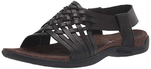 Merrell District Mahana Backstrap, Sandalias de Talón Abierto Mujer, Negro (Black), 40 EU