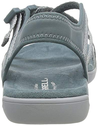Merrell District Muri Lattice, Sandalias de Talón Abierto para Mujer, Azul (Trooper), 40.5 EU