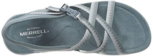 Merrell District Muri Lattice, Sandalias de Talón Abierto para Mujer, Azul (Trooper), 40.5 EU