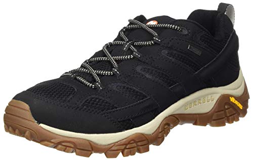 Merrell MOAB 2 GTX, Zapatillas de Senderismo Hombre, Negro/Goma, 45 EU