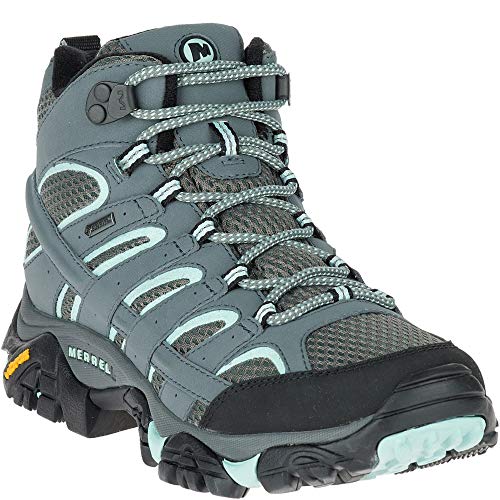 Merrell MOAB 2 Mid GTX, Botas de Senderismo, Sintético Mujer, Gris (Sedona Sage), 38 EU