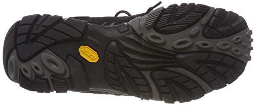 Merrell MOAB 2 Mid GTX, Botas de Senderismo, Sintético Mujer, Negro (Black), 43 EU