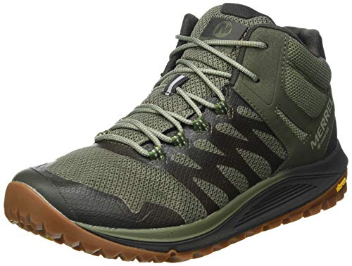 Merrell Nova 2 Mid GTX, Zapatillas para Caminar Hombre, Verde (Lichen), 43 EU