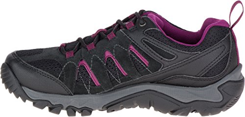 MERRELL Outmost Vent, Botas Tiempo Libre y Sportwear Mujer, Black (Negro), 37.5 EU