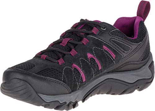MERRELL Outmost Vent, Botas Tiempo Libre y Sportwear Mujer, Black (Negro), 37.5 EU