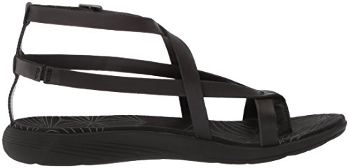 Merrell Sandalia de piel para mujer Duskair Seaway, negro (Negro), 35 EU