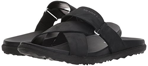 Merrell Sandalias de diapositivas alrededor de la ciudad Sunvue para mujer, Negro (Negro), 37 EU