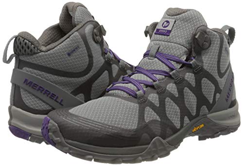 Merrell Siren 3 Mid Gore-Tex, Botas de Senderismo para Mujer, Gris (Charcoal), 38 EU