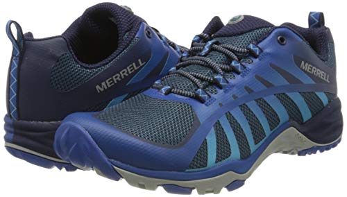 Merrell Siren Edge Q2, Zapatillas de Senderismo para Mujer, Azul (Cobalt), 36 EU