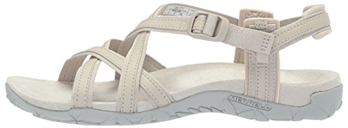 Merrell Terran ARI Lattice - Sandalias para Mujer, Color Beige, Talla 40 EU