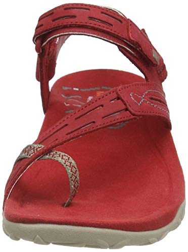 Merrell Terran Convert Ii Sandalias Deportivas para Mujer, Rojo (Chilli Chilli), 42 EU
