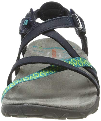 Merrell Terran Lattice Ii Tira de tobillo para Mujer, Azul (NAVY), 42 EU