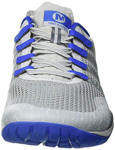 Merrell Trail Glove 5, Cross Trainer Hombre, Gris (Grey/Cobalt), 43 EU