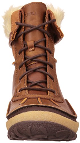 Merrell Tremblant Mid Polar WP, Botas Altas Mujer, Marrón Oak, 39 EU