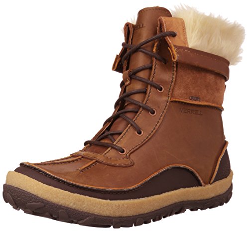 Merrell Tremblant Mid Polar WP, Botas Altas Mujer, Marrón Oak, 39 EU
