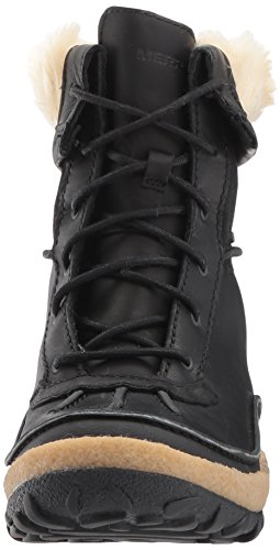 Merrell Tremblant Mid Polar WP, Botas Altas Mujer, Negro (Black), 38 EU