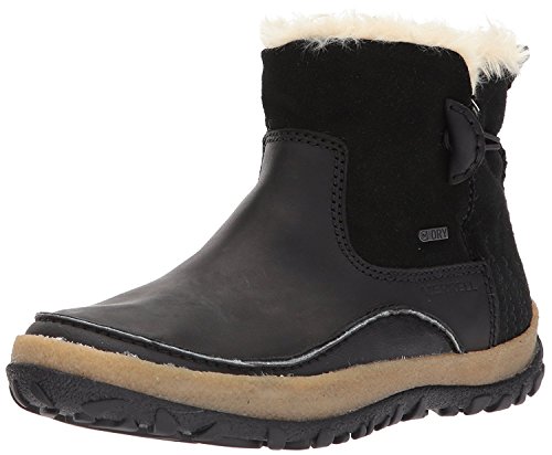 Merrell Tremblant Pull ON Polar WP, Botines Mujer, Negro (Black), 37.5 EU