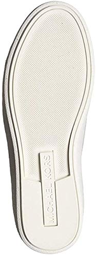 MICHAEL KORS mujeres bajas zapatillas de deporte 43S6IRFS1L IRVING ATA PARA ARRIBA BLANCO / ORO talla 38 Blanco / oro