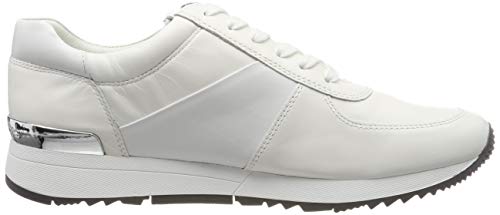 Michael Kors Optic White, Zapatos de Cordones Oxford para Mujer, Blanco (Allie Trainer 43r5alfp3l), 40 EU
