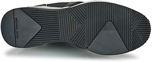MICHAEL MICHAEL KORS Liv Trainer Zapatillas Moda Mujeres Negro/Marrón - 35 - Zapatillas Bajas