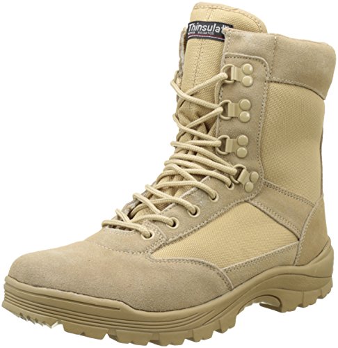 Mil-Tec Tactical Side Zip Botas Khaki tamaño 8 UK / 9 US