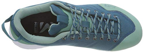 MILLET LD AMURI Knit, Zapatillas de Ciclismo de montaña Mujer, Verde (Emerald 6390), 36 2/3 EU