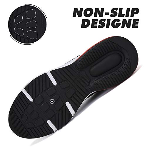 Mishansha Air Zapatillas de Running para Hombre Casual Mujer Zapatos de Fitness Negro 46