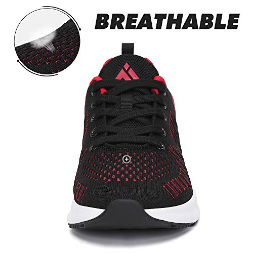 Mishansha Air Zapatillas de Running para Hombre Casual Mujer Zapatos de Fitness Negro 46
