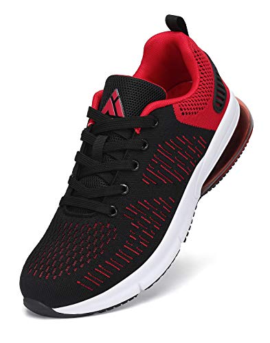 Mishansha Air Zapatillas de Running para Hombre Casual Mujer Zapatos de Fitness Negro 46