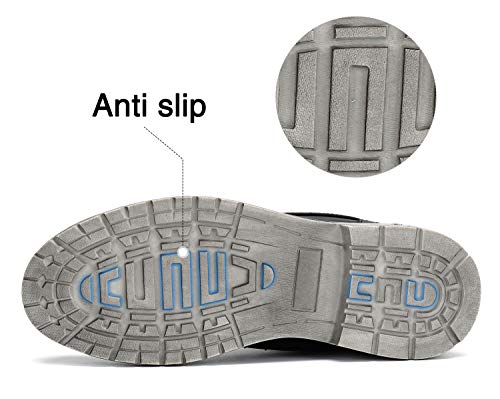 Mishansha Invierno Botas Mujer Trekking Botas de Nieve Impermeables Botines Antideslizantes Calientes Aire Libre Boots Rosa 38 EU