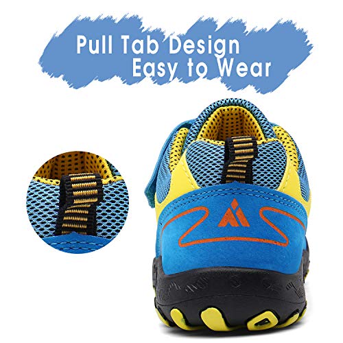 Mishansha Zapatos de Deportivos para Niño Niña Respirable Malla Zapatillas Running Antideslizante Goma Resistentes al Desgaste Plano Casual Zapato Ligeras Suave Unisex Calzado, Azul 38