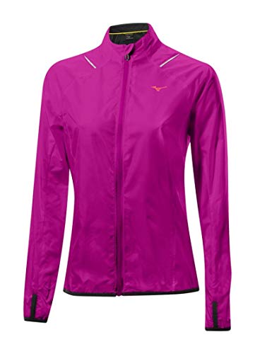 Mizuno - Cortaviento Impermeable Mujer Mizuno - FUCSIA, M