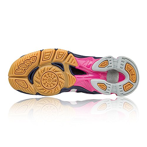 Mizuno Wave Bolt 6 Wos, Zapatillas de Running para Mujer, Multicolor (Blackwhitepeatcoat), 38 EU