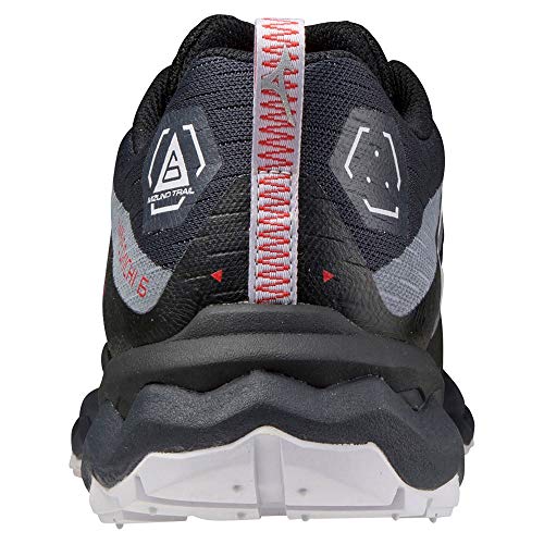 Mizuno Wave Daichi 6, Zapatillas para Carreras de montaña Mujer, Indiaink-Encendido Negro, 40 EU