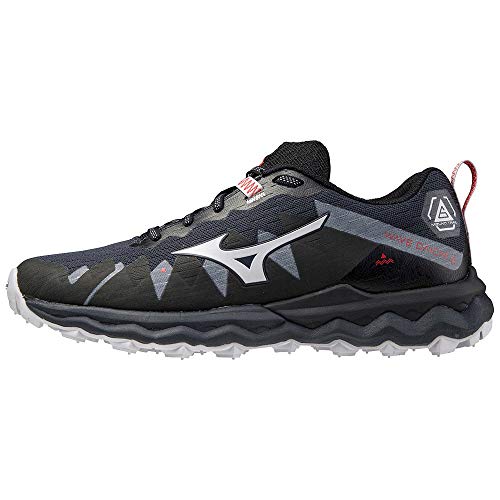 Mizuno Wave Daichi 6, Zapatillas para Carreras de montaña Mujer, Indiaink-Encendido Negro, 40 EU