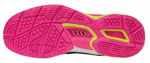 Mizuno Wave Exceed Tour 3cc, Zapatillas Mujer, Mehrfarbig (Fierycoral/White/Beet Red 001), 32.5 EU