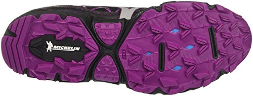 Mizuno Wave Hayate 4 Wos, Zapatillas de Running Mujer, Multicolor (Black/Silver/Clover 03), 37 EU