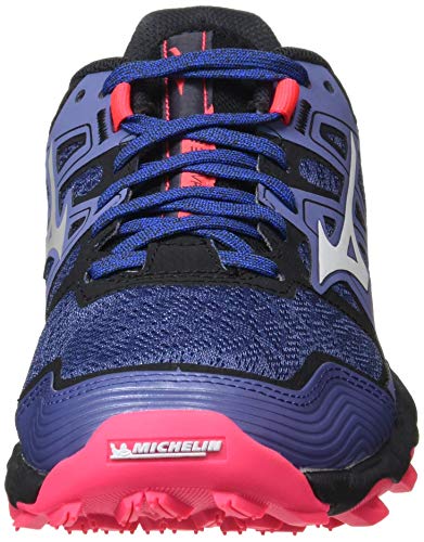 Mizuno Wave Hayate 6, Zapatillas para Carreras de montaña Mujer, Marlin/Lunarrock/Dpink, 40 EU