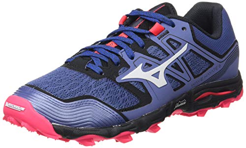 Mizuno Wave Hayate 6, Zapatillas para Carreras de montaña Mujer, Marlin/Lunarrock/Dpink, 40 EU