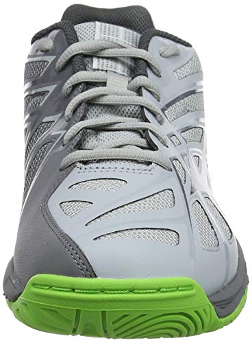 Mizuno Wave Hurricane 3, Zapatos de Voleibol Unisex Adulto, Gris (High Rise/Black/Jasmineg 37), 40 EU
