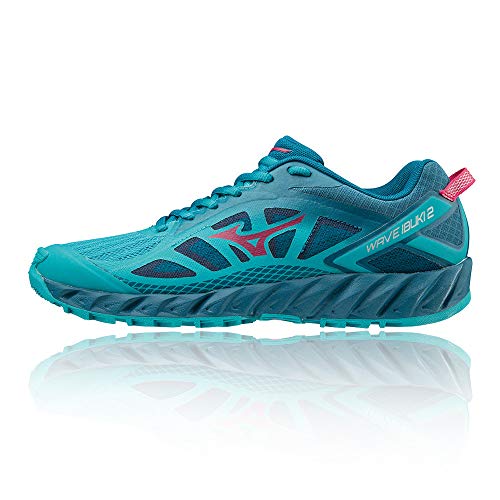 Mizuno Wave Ibuki 2 Azul Rosa Mujer J1GK1973 62